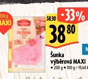 Šunka výběrová dušená Albertovo uzenářství