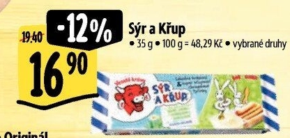 Sýr a křup Veselá kráva