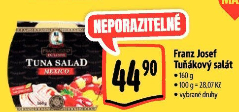 Tuňákový salát Exclusive Franz Josef Kaiser