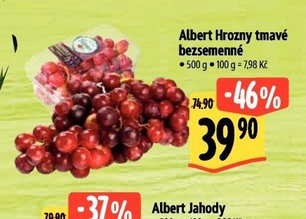 Albert Hrozny tmavé bezsemenné