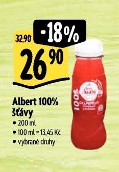Albert 100% šťávy