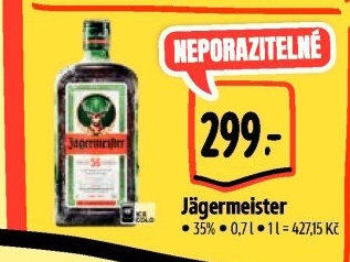 Bylinný likér Jägermeister