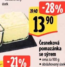 Česneková pomazánka se sýrem