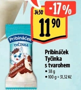 Dezert tyčinka Pribináček