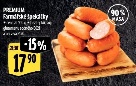 Farmářské špekáčky Premium Albertovo uzenářství