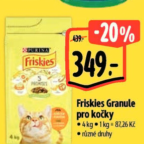Granule pro kočky Friskies