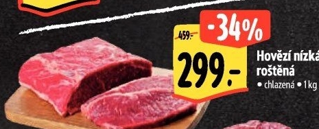 Hovězí roštěná nízká