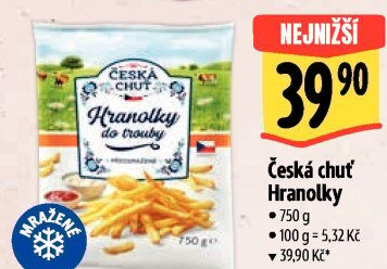Hranolky mražené Česká chuť