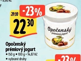 Jogurt ochucený Opočenský Prémiový Bohemilk
