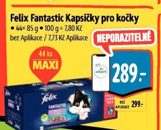 Kapsičky pro kočky Fantastic Felix Purina