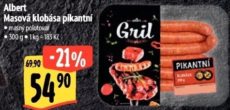 Klobása masová Albert Gril