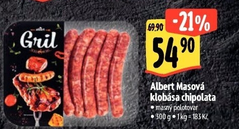 Klobása masová Albert Gril
