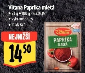 Koření Paprika Vitana