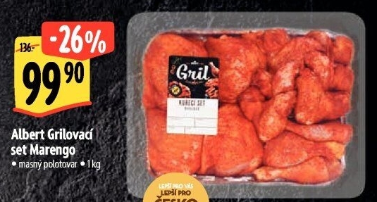 Kuřecí grilovací set Marengo Albert Gril