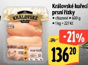 Kuřecí prsní řízky královské Premium Albert