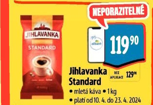 Mletá káva Standard Jihlavanka