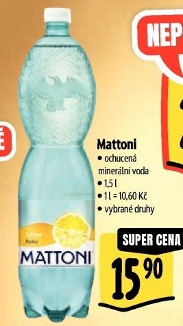 Ochucená voda Mattoni