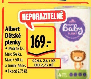 Pleny dětské Albert