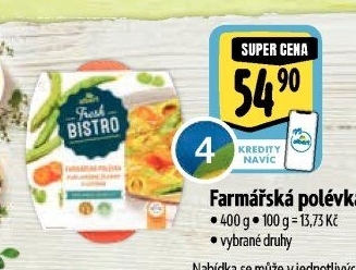 Polévka Farmářská Albert Fresh Bistro