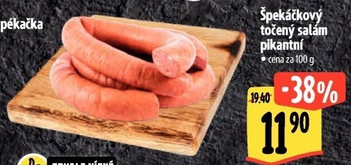 Salám špekáčkový pikantní točený