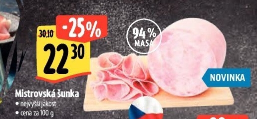 Šunka vepřová Mistrovská nejvyšší jakosti