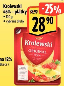 Sýr Krolewski 45% Milkpol