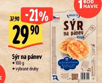 Sýr na pánev Madeta