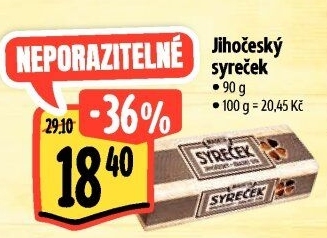 Sýr Syreček Jihočeský Madeta