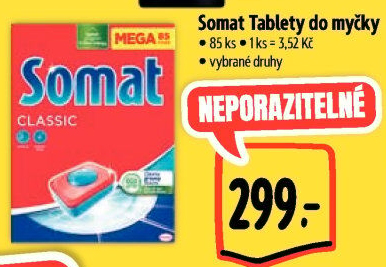 Tablety do myčky Somat