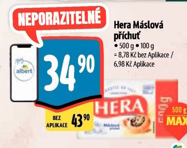 Tuk s máslovou příchutí Hera