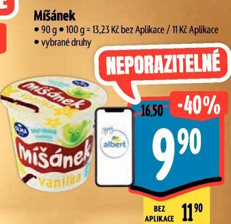 Tvarohová svačinka Míšánek Olma