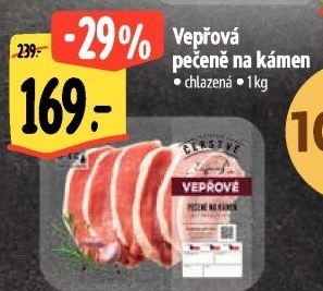 Vepřová pečeně na kámen Albert