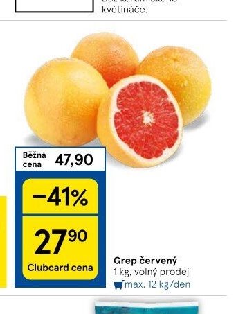 Grep červený