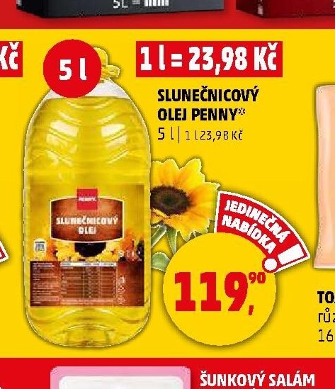 Slunečnicový olej Penny