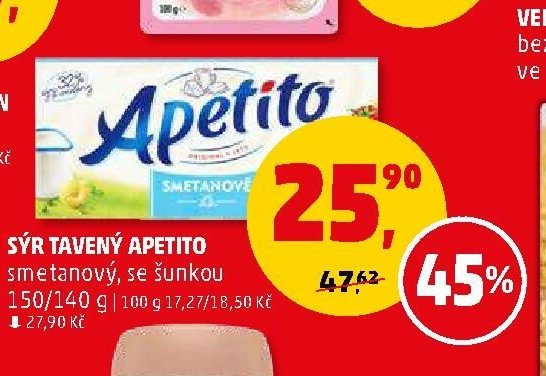 Sýr tavený Apetito