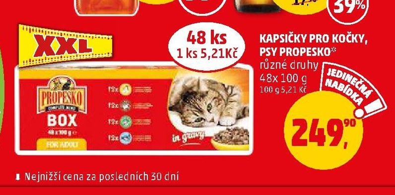 Kapsičky pro kočky, psy Propesko