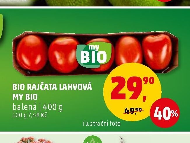 BIO RAJČATA LAHVOVÁ MY BIO