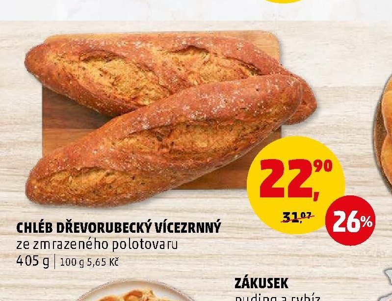 CHLÉB DŘEVORUBECKÝ VÍCEZRNNÝ