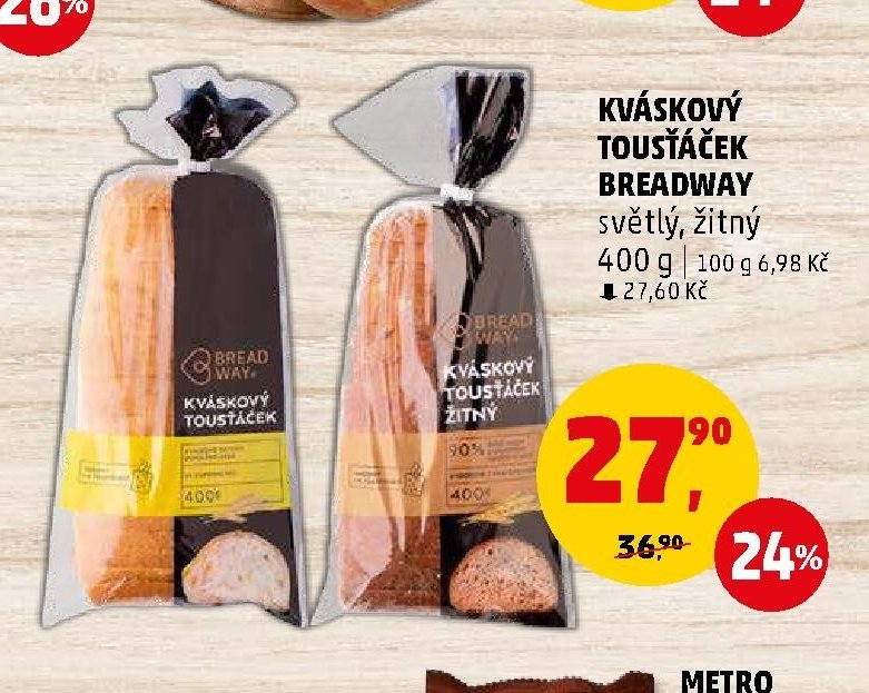 KVÁSKOVÝ TOUSTÁČEK BREADWAY