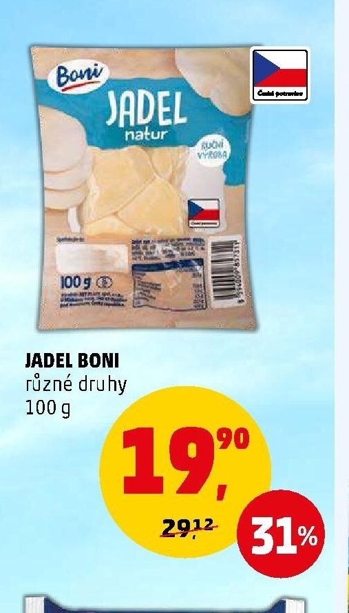 JADEL BONI různé druhy
