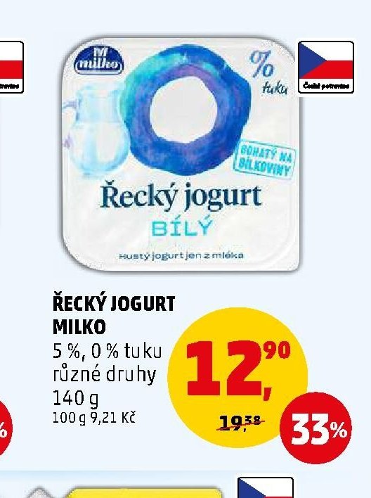 ŘECKÝ JOGURT MILKO