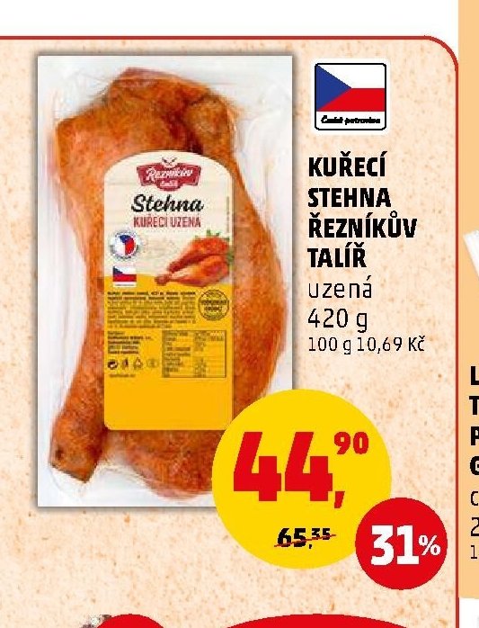 Kuřecí stehna Řezníkův talíř uzená 420 g