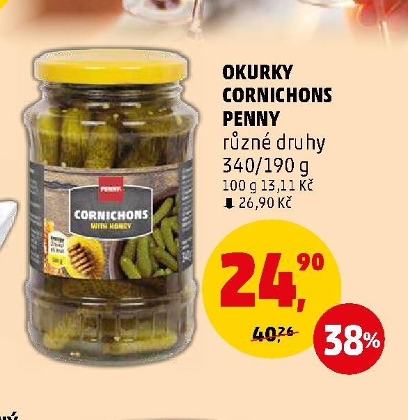 OKURKY CORNICHONS PENNY