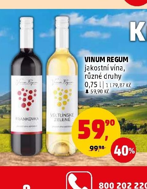 VINUM REGUM jakostní vína
