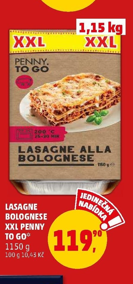 Lasagne Bolognese XXL Penny To Go