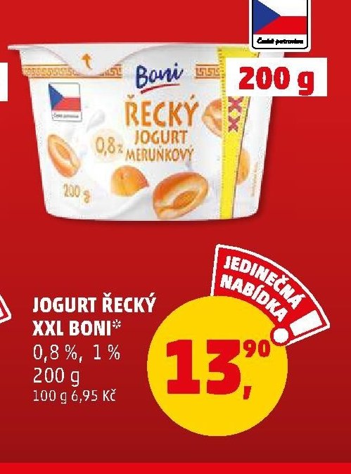 Jogurt řecký XXL Boni
