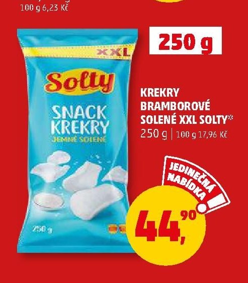 KREKRY BRAMBOROVÉ SOLENÉ XXL SOLTY