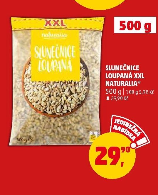 SLUNEČNICE LOUPANÁ XXL NATURALIA 500g