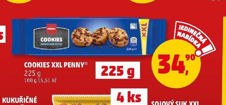 COOKIES XXL PENNY 225g