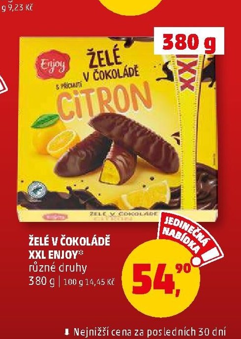 ŽELÉ V ČOKOLÁDĚ XXL ENJOY 380g